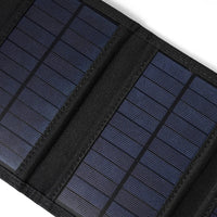 Katlanabilir Güneş Paneli 5 Katlı Taşınabilir 10W/h USB 5V DC Güneş Şarj Cihazı Mobil Güç Kaynağı Tam Zamanlı Güneş Enerjisi100W 80W 60W