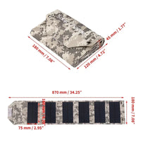 Katlanabilir Güneş Paneli Taşınabilir Pil Şarj Cihazı Cep Telefonu İçin Dış Mekan Su Geçirmez Güç Bankası Kamp Aksesuarları İçin 60W/80W/100W