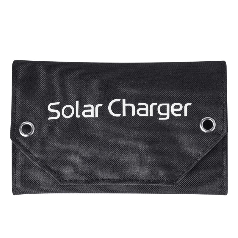 Katlanabilir Güneş Paneli 5 Katlı Taşınabilir 10W/h USB 5V DC Güneş Şarj Cihazı Mobil Güç Kaynağı Tam Zamanlı Güneş Enerjisi100W 80W 60W