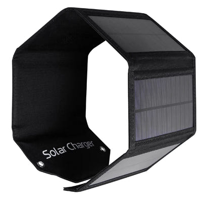 Katlanabilir Güneş Paneli 5 Katlı Taşınabilir 10W/h USB 5V DC Güneş Şarj Cihazı Mobil Güç Kaynağı Tam Zamanlı Güneş Enerjisi100W 80W 60W